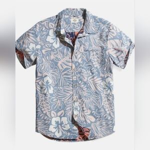 MARINE LAYERVintage Hawaiian Print Button Down 